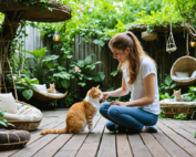 apprenez à aménager un jardin idéal pour chats, un véritable paradis où ils pourront profiter d'une retraite sereine et pleine de confort.